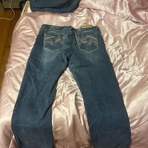 Grace in LA Women's Blue Boot Cut Jeans